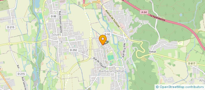 localisation de l'entreprise HMPA IMMOBILIER  BARBAZAN-DEBAT