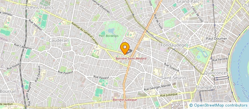 localisation de l'entreprise HMPC SAS  BORDEAUX