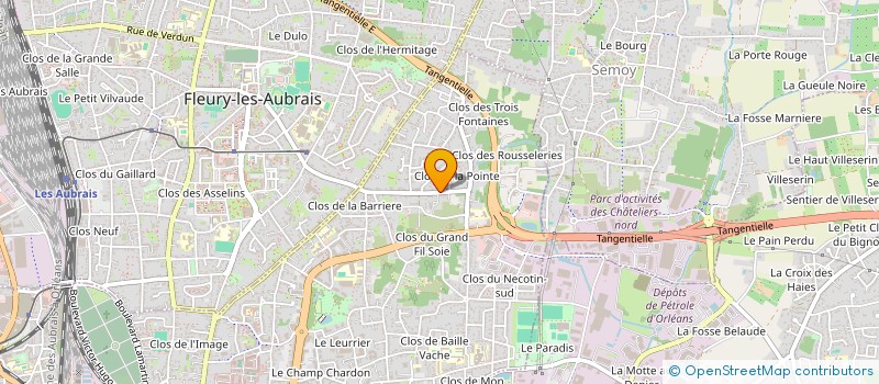 localisation de l'entreprise HMPO FINANCES à ORLEANS