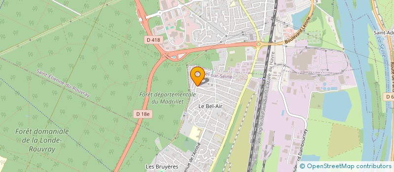 localisation de l'entreprise HMPRO FIBRE à OISSEL