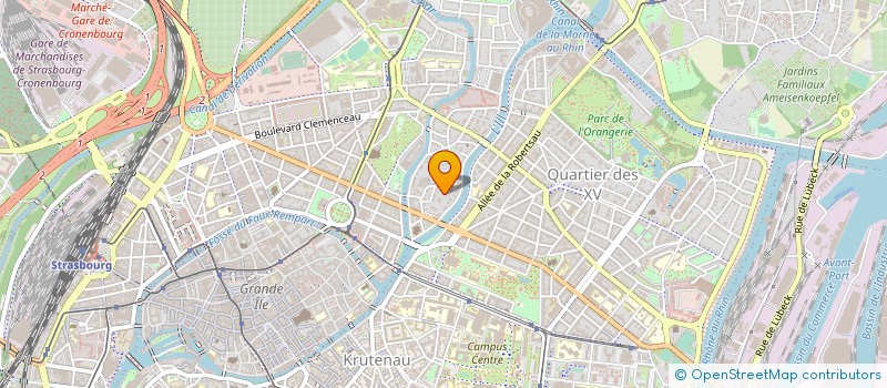 localisation de l'entreprise HMR à STRASBOURG