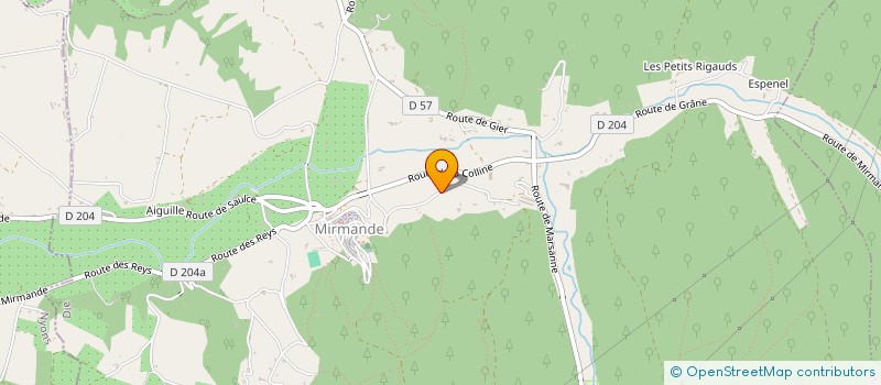 localisation de l'entreprise HMR  MIRMANDE