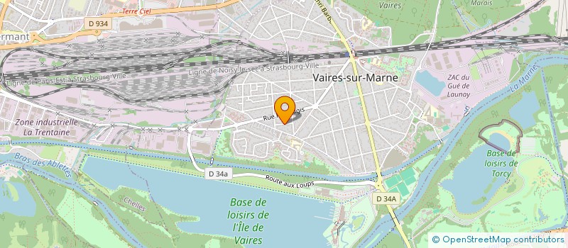 localisation de l'entreprise HMR  VAIRES-SUR-MARNE