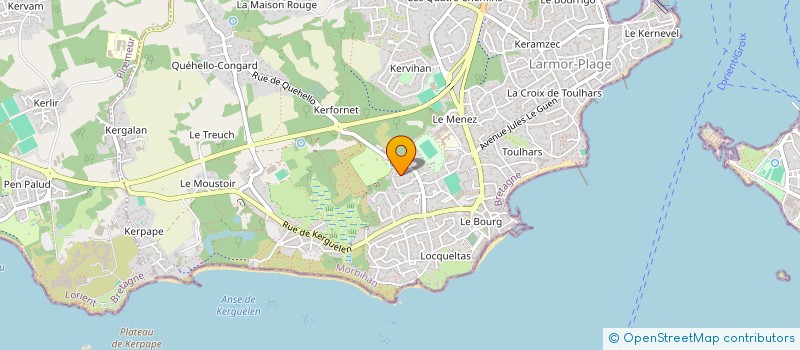 localisation de l'entreprise HMR à LARMOR-PLAGE