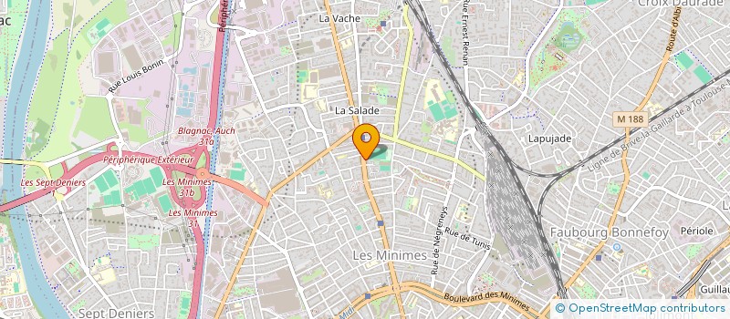 localisation de l'entreprise HMR  TOULOUSE