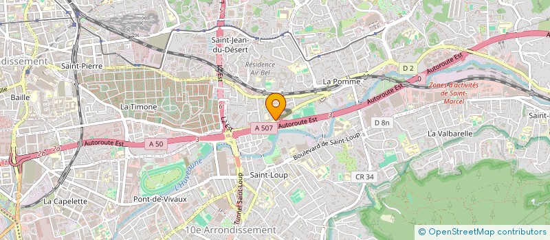 localisation de l'entreprise HMR IMMOBILIER  MARSEILLE