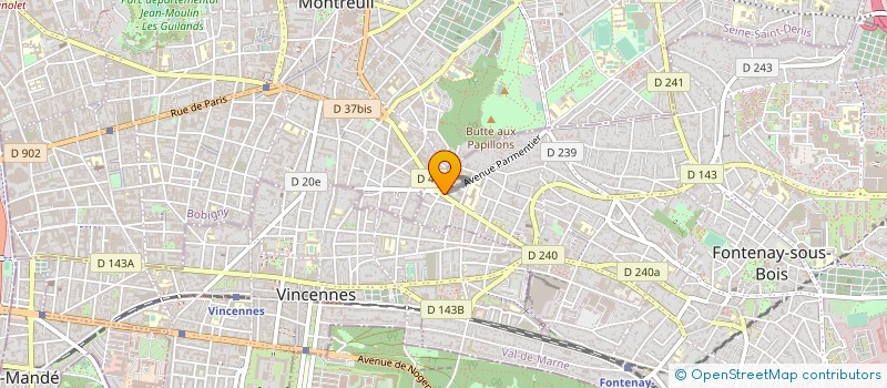 localisation de l'entreprise HMS à FONTENAY-SOUS-BOIS