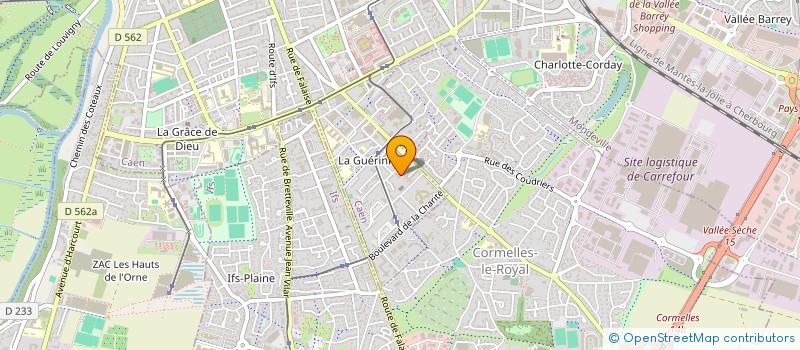 localisation de l'entreprise HMS à CAEN