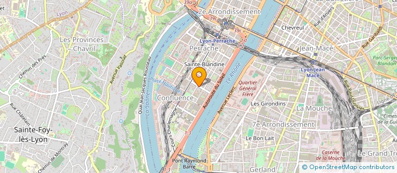 localisation de l'entreprise HMS  LYON