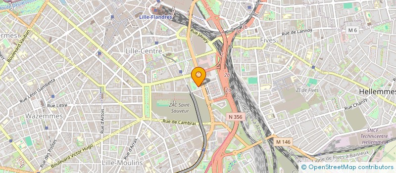 localisation de l'entreprise HMS INVEST  LILLE