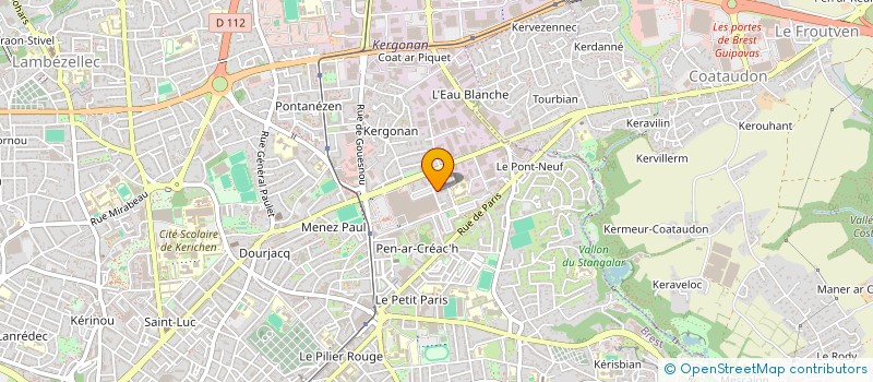 localisation de l'entreprise HMS MULTI SERVICES à BREST