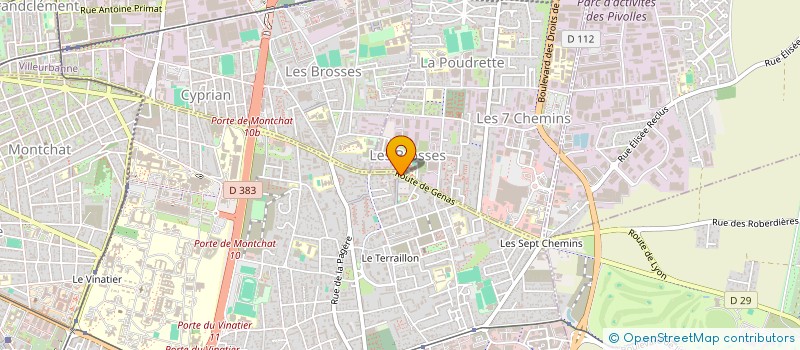 localisation de l'entreprise HMS SERVICES à BRON