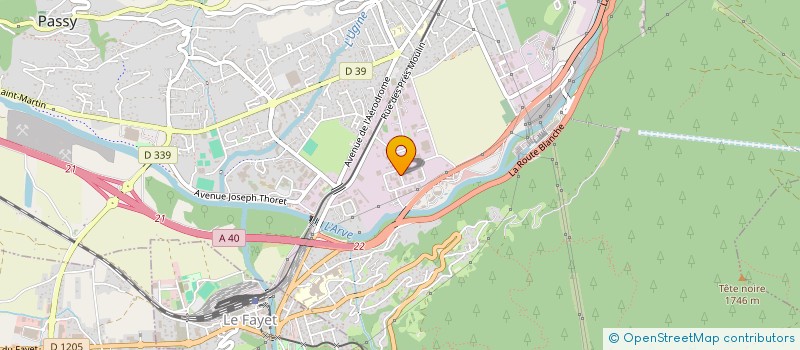 localisation de l'entreprise HMSL  PASSY