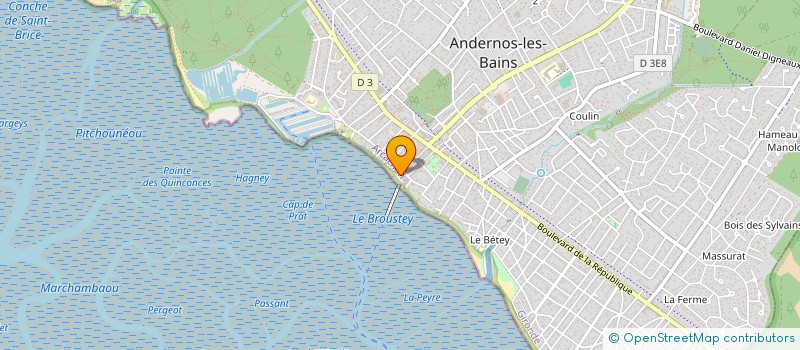 localisation de l'entreprise HMSO  ANDERNOS-LES-BAINS