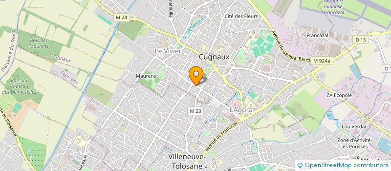localisation de l'entreprise HMST à CUGNAUX