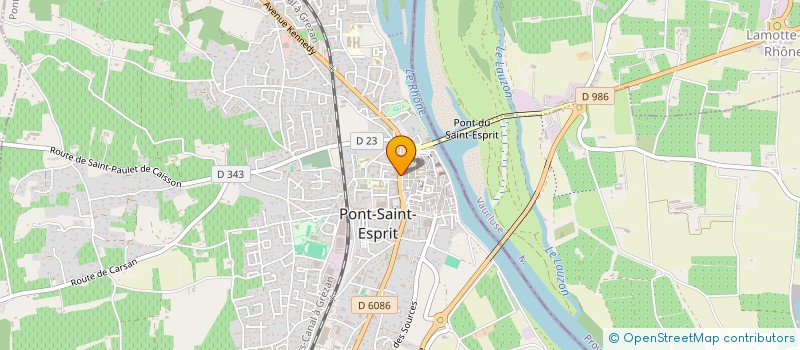 localisation de l'entreprise HMT à PONT-SAINT-ESPRIT