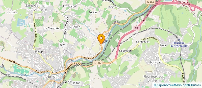 localisation de l'entreprise HMT  SAINT-GERMAIN-NUELLES