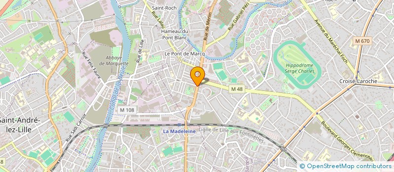 localisation de l'entreprise HMT à MARCQ-EN-BARŒUL