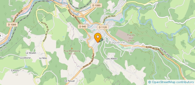 localisation de l'entreprise HMT LE PETIT MACON  LAGUENNE-SUR-AVALOUZE