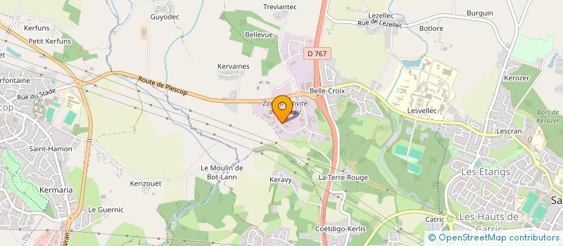 localisation de l'entreprise HMT NETTOYAGE MORBIHAN  SAINT-AVE