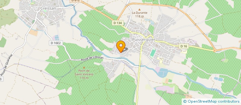 localisation de l'entreprise HMT PRODUCTIONS à PUISSERGUIER