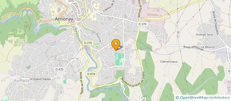 localisation de l'entreprise HMTO  ANNONAY