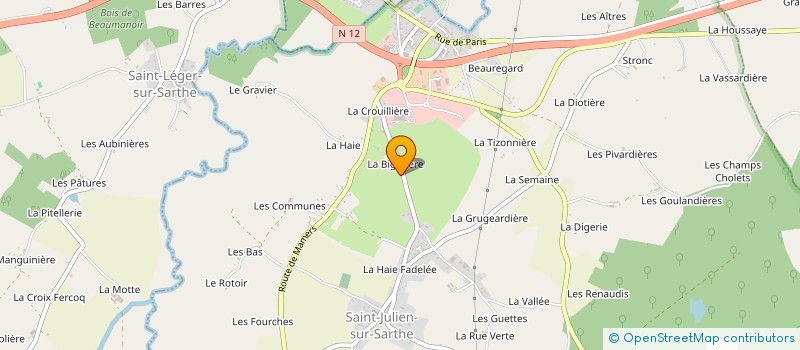 localisation de l'entreprise HMTP à SAINT-JULIEN-SUR-SARTHE