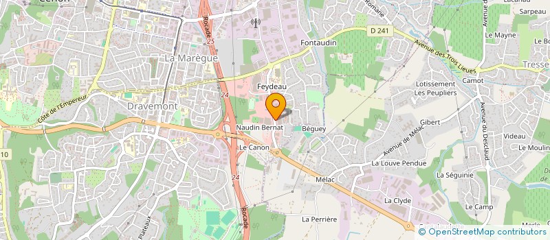 localisation de l'entreprise HMTV à ARTIGUES-PRES-BORDEAUX