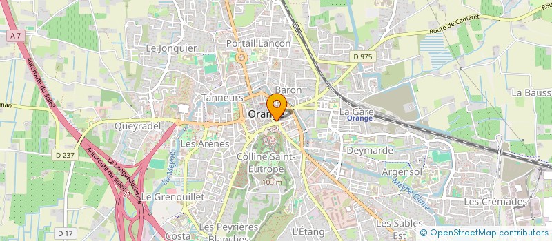 localisation de l'entreprise HMV  ORANGE