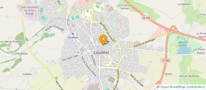 localisation de l'entreprise HMV à LOUDEAC