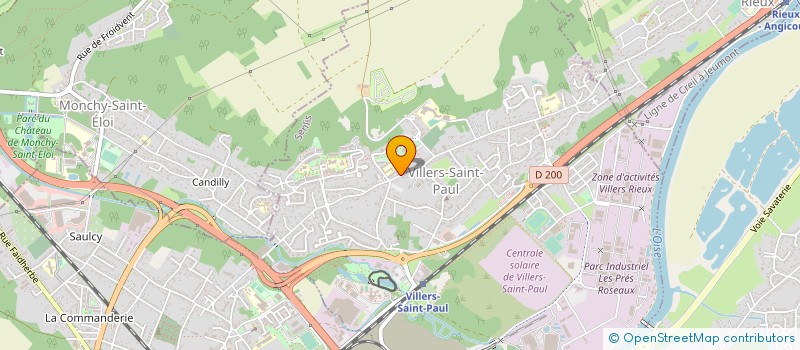 localisation de l'entreprise HMV  VILLERS-SAINT-PAUL