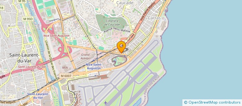 localisation de l'entreprise HMVA 2 à NICE