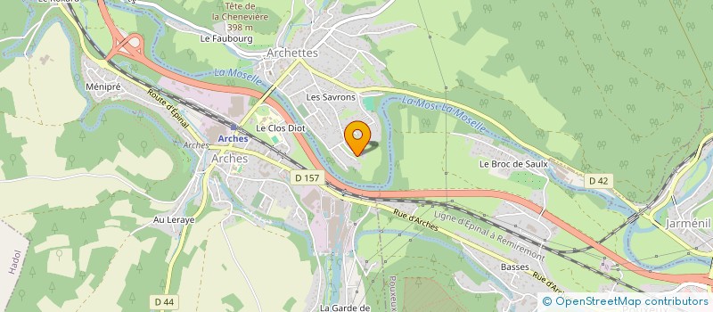 localisation de l'entreprise HMVA  ARCHETTES