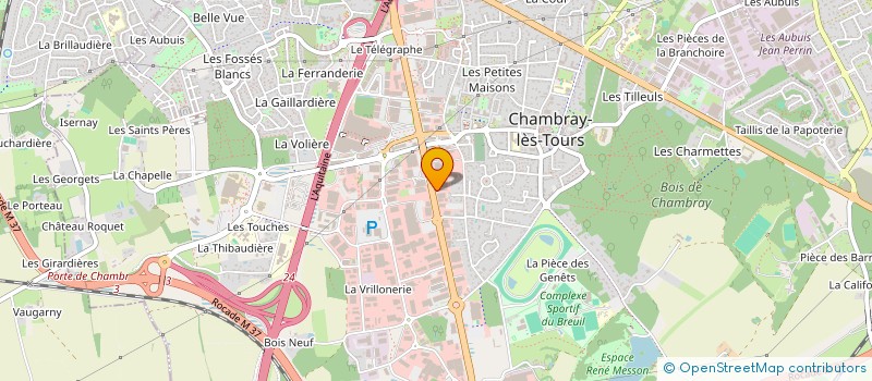 localisation de l'entreprise HMVHOLDING  CHAMBRAY-LES-TOURS