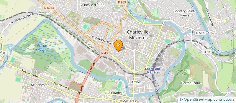 localisation de l'entreprise HMZ HORIZON  CHARLEVILLE-MEZIERES