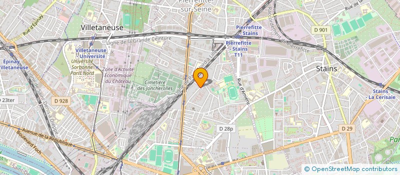 localisation de l'entreprise HN à PIERREFITTE-SUR-SEINE