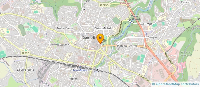 localisation de l'entreprise HN BAT à SAINT-BRIEUC