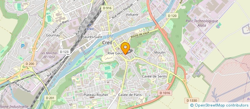 localisation de l'entreprise HN DECOR  CREIL