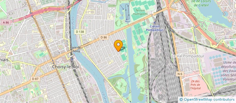 localisation de l'entreprise HN DISTRIBUTEUR  CHOISY-LE-ROI