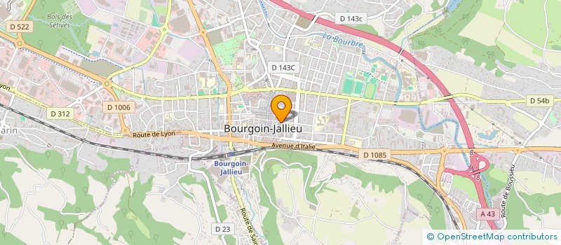 localisation de l'entreprise HN FINITION  BOURGOIN-JALLIEU