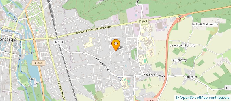 localisation de l'entreprise HN IMMOBILIER à AMILLY