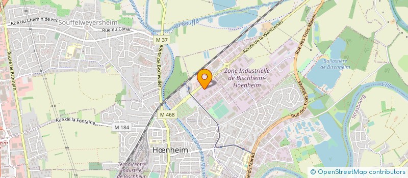 localisation de l'entreprise HN INGENIERIE  HNHEIM