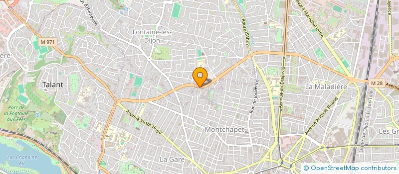 localisation de l'entreprise HN LINE à DIJON
