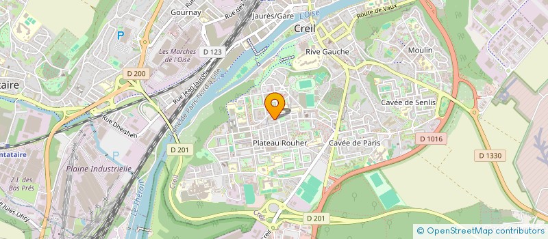 localisation de l'entreprise HN LUXURY  CREIL