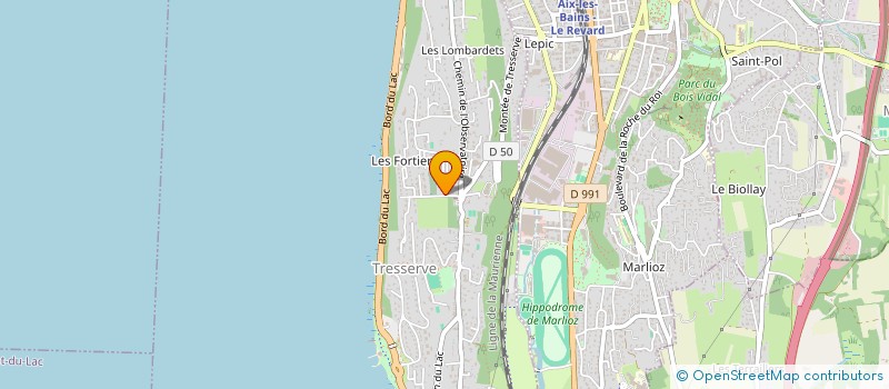 localisation de l'entreprise HNA  TRESSERVE