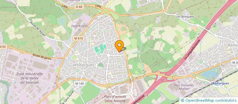 localisation de l'entreprise HNAOS à VENDARGUES