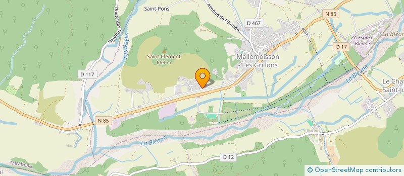 localisation de l'entreprise HNB  MALLEMOISSON