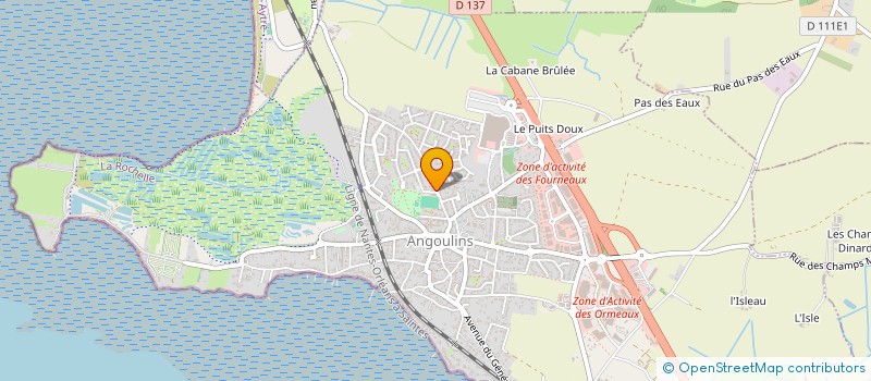 localisation de l'entreprise HNB à ANGOULINS
