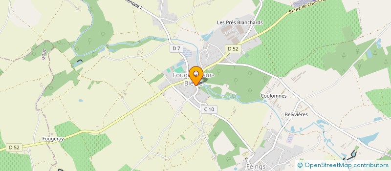 localisation de l'entreprise HNB  LE CONTROIS-EN-SOLOGNE