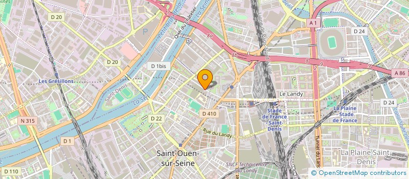 localisation de l'entreprise HNB DIGITAL  SAINT-DENIS